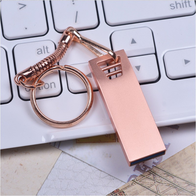 Waterproof Metal USB Flash Drive with Key Chain 4