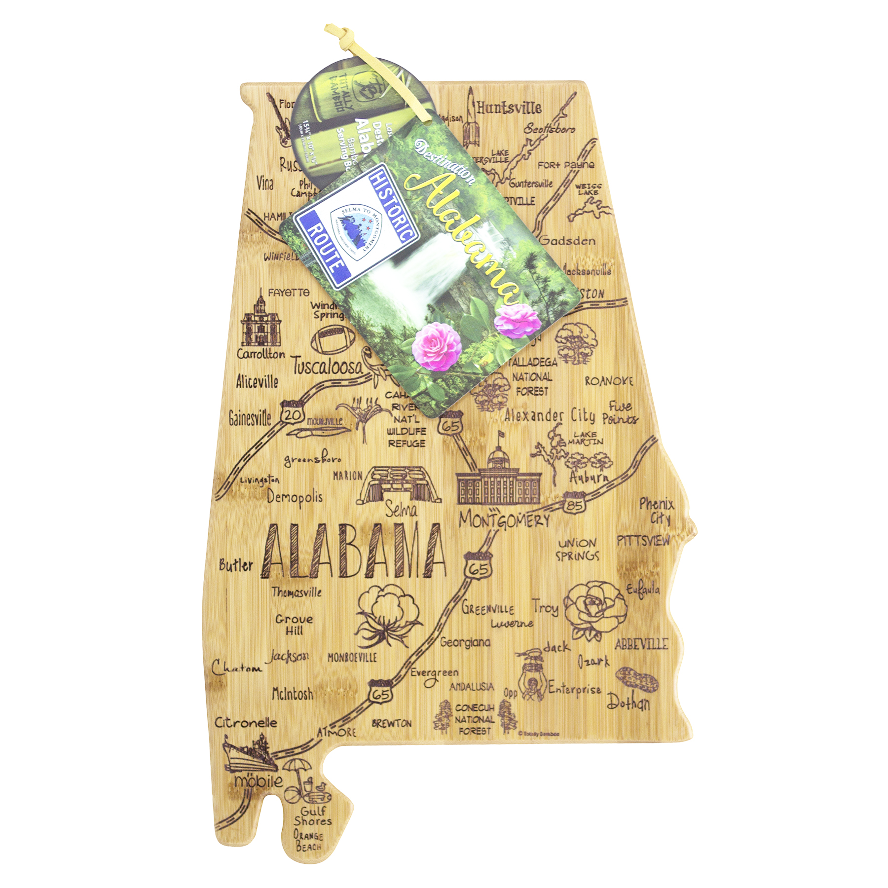 Destination Alabama Cutting & Serving Board 9