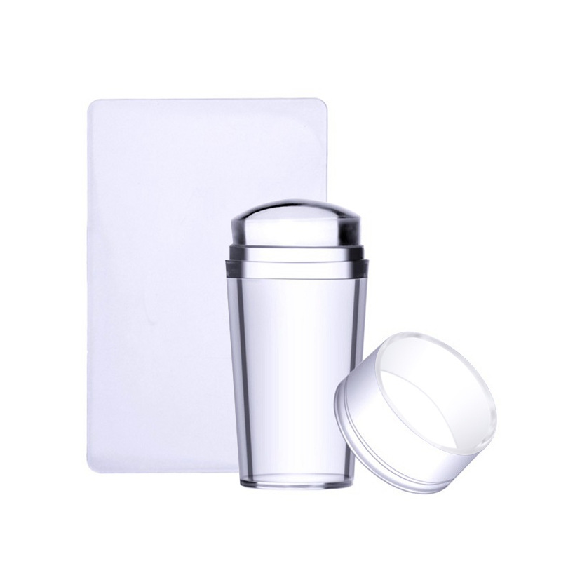 Full Transparent Silicone Head Nail Print Art Stamper/ Manicure Print Tool 3