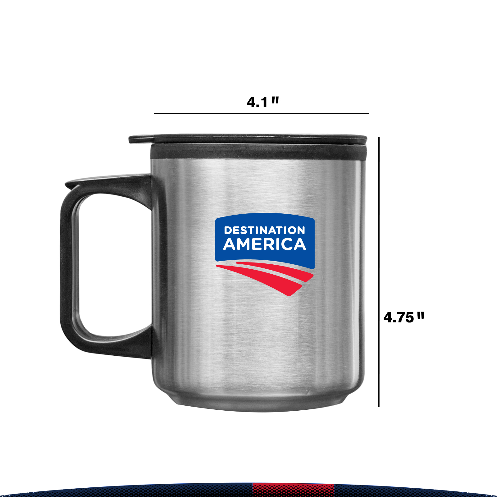 12 OZ. Hoval Stainless Steel Travel Mug 3
