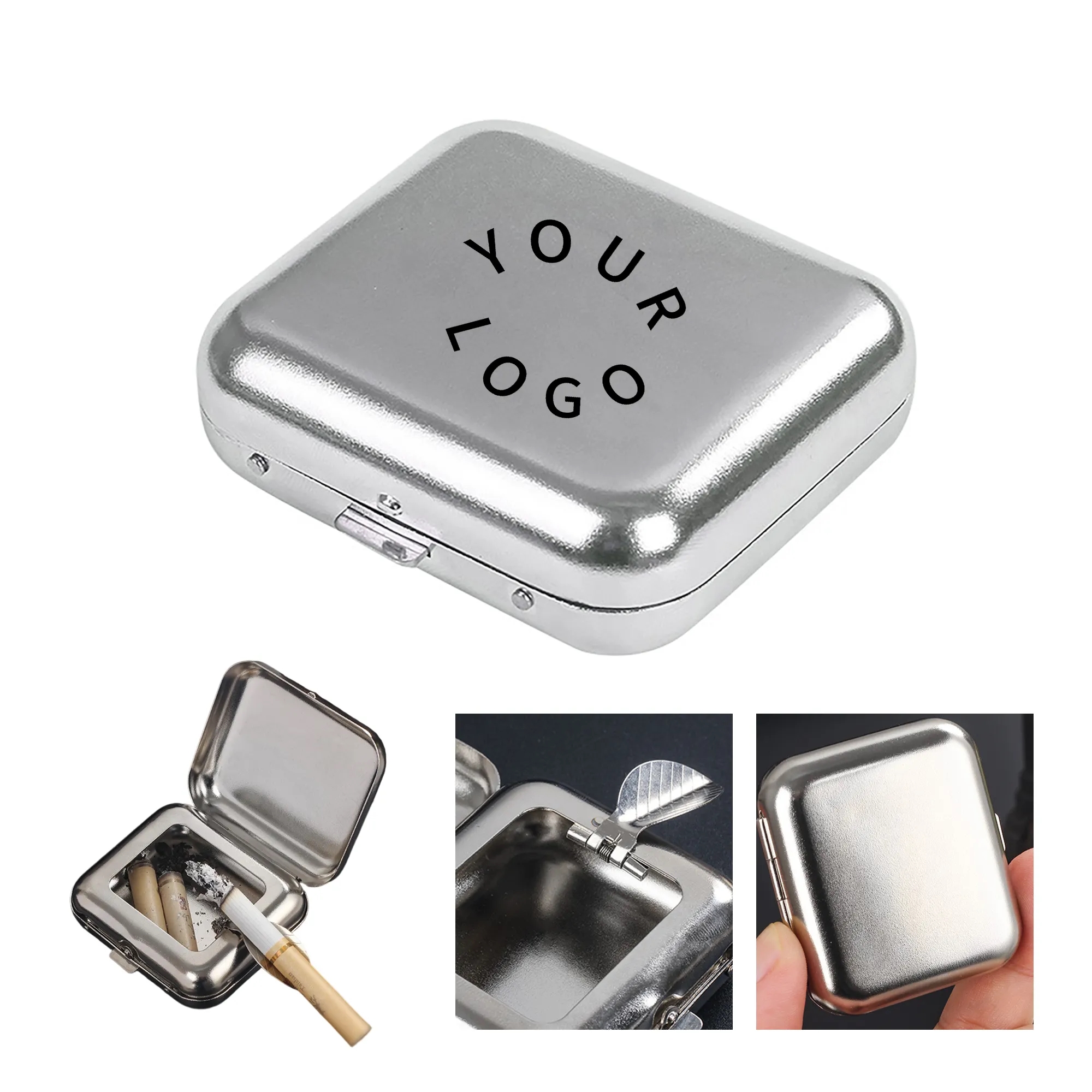 Portable Metal Pocket Ashtray 3