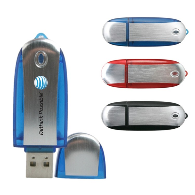 2GB USB Flash Drive w/Removable Cap 1