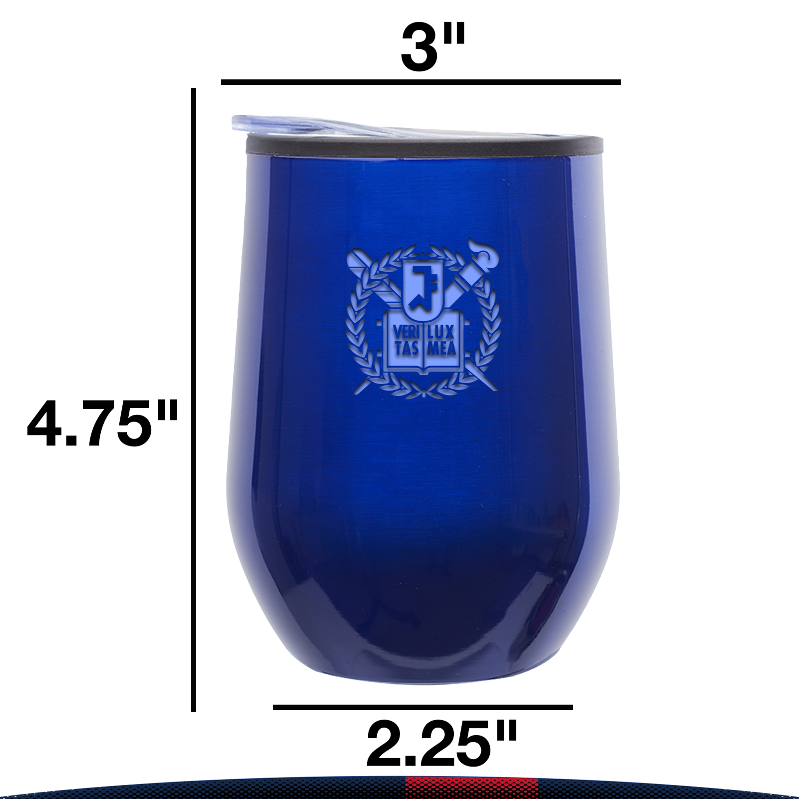 12 oz. Stemless Glasses with Lids 13