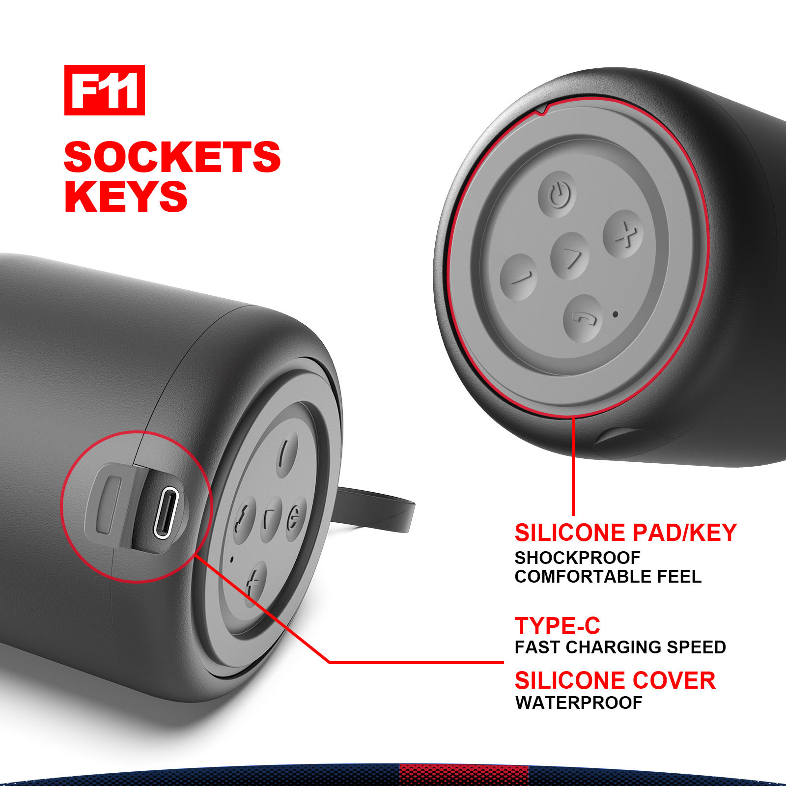 Hilzia Bluetooth Speaker 5