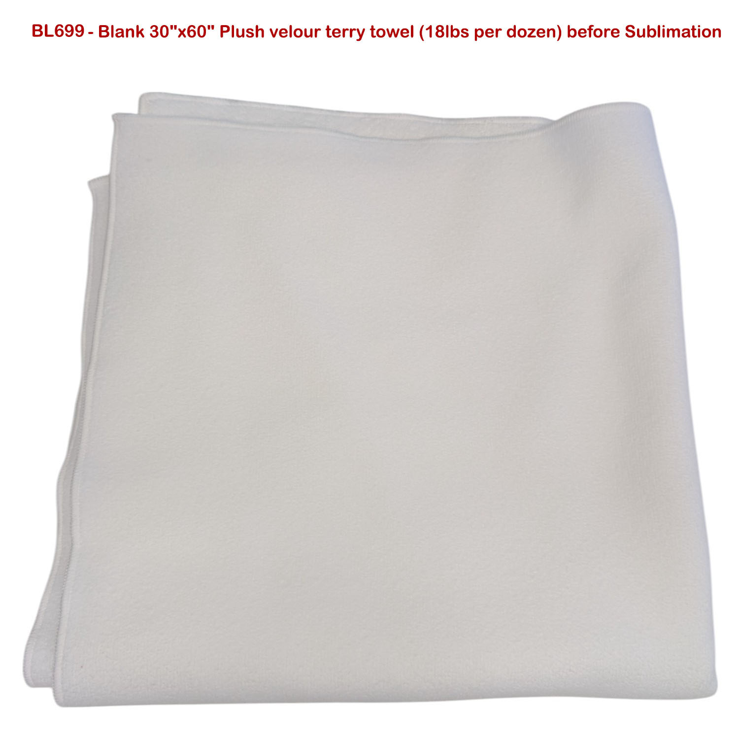 24 Hr Express Ship - Heaviest Weight, Plush Velour Terry Cotton Blend Beach Towel, 30x60, Sublimated 10