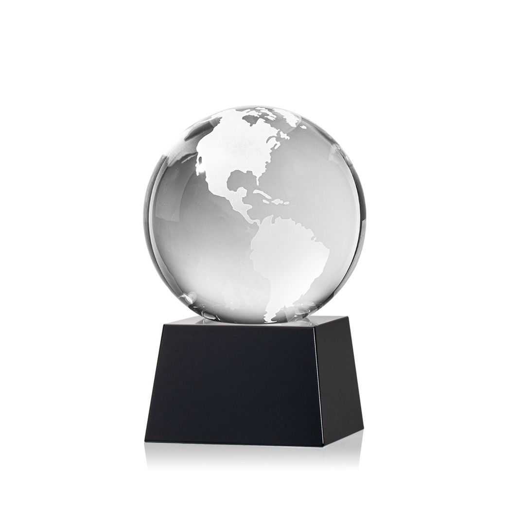 Globe Award on Robson Base - Black 7