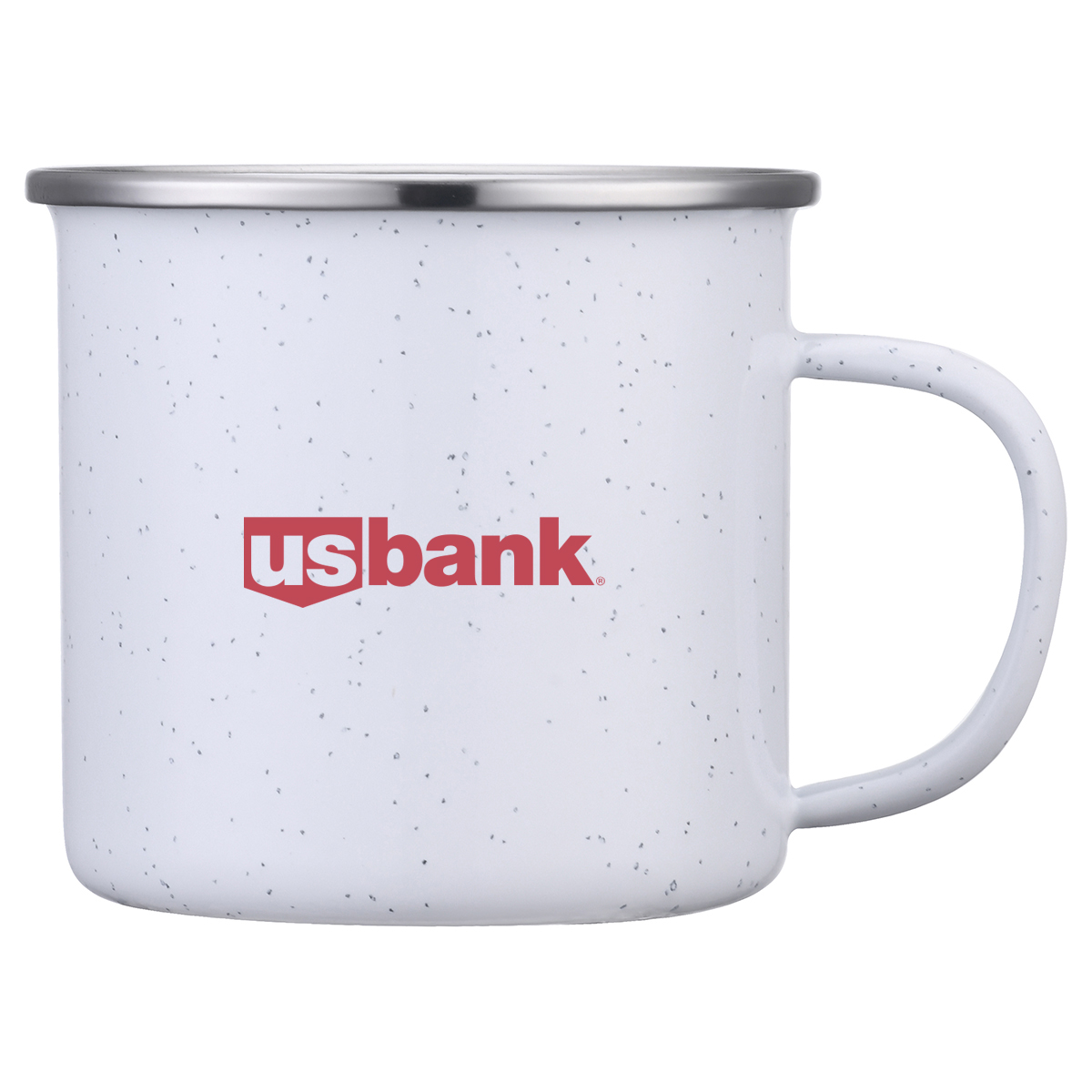 Imari 16oz Speckled Enamel Mug with Stainless Steel Rim 3