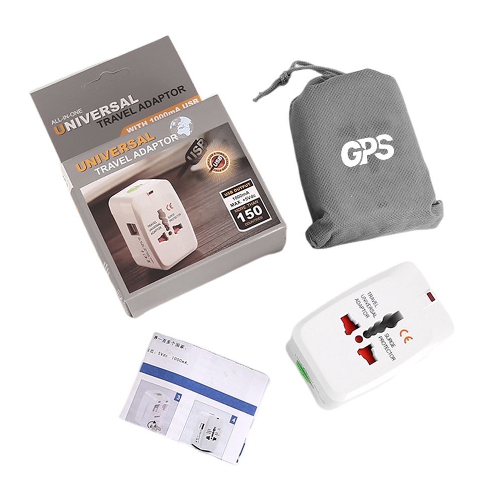 2 USB Universal Travel Adapter 3