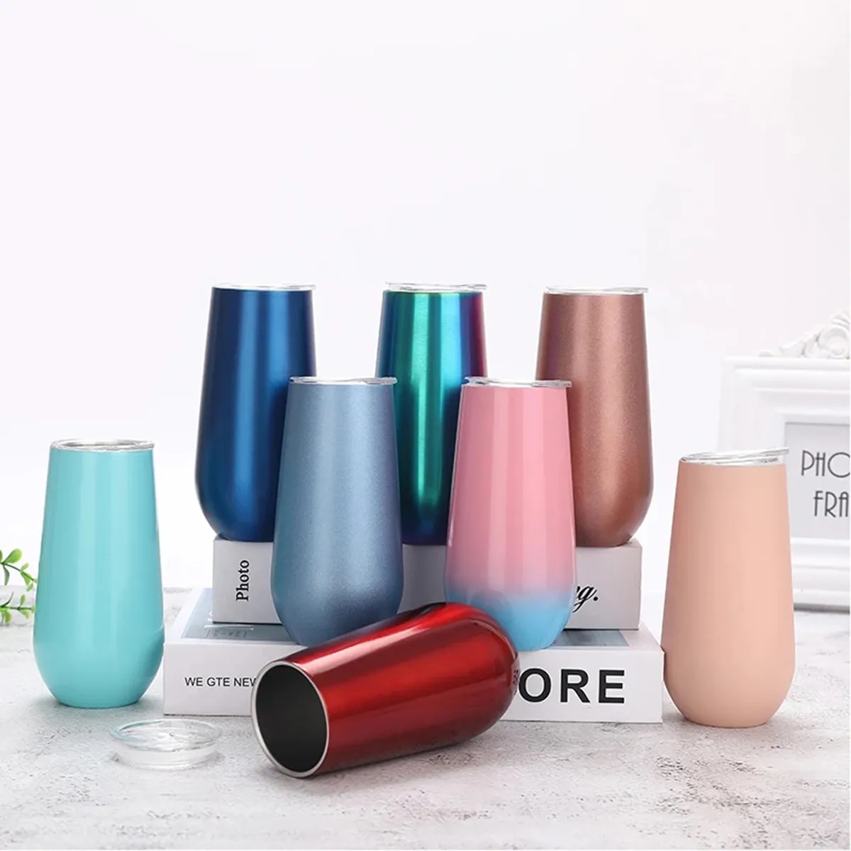 6 oz Insulated Champagne Tumblers 5