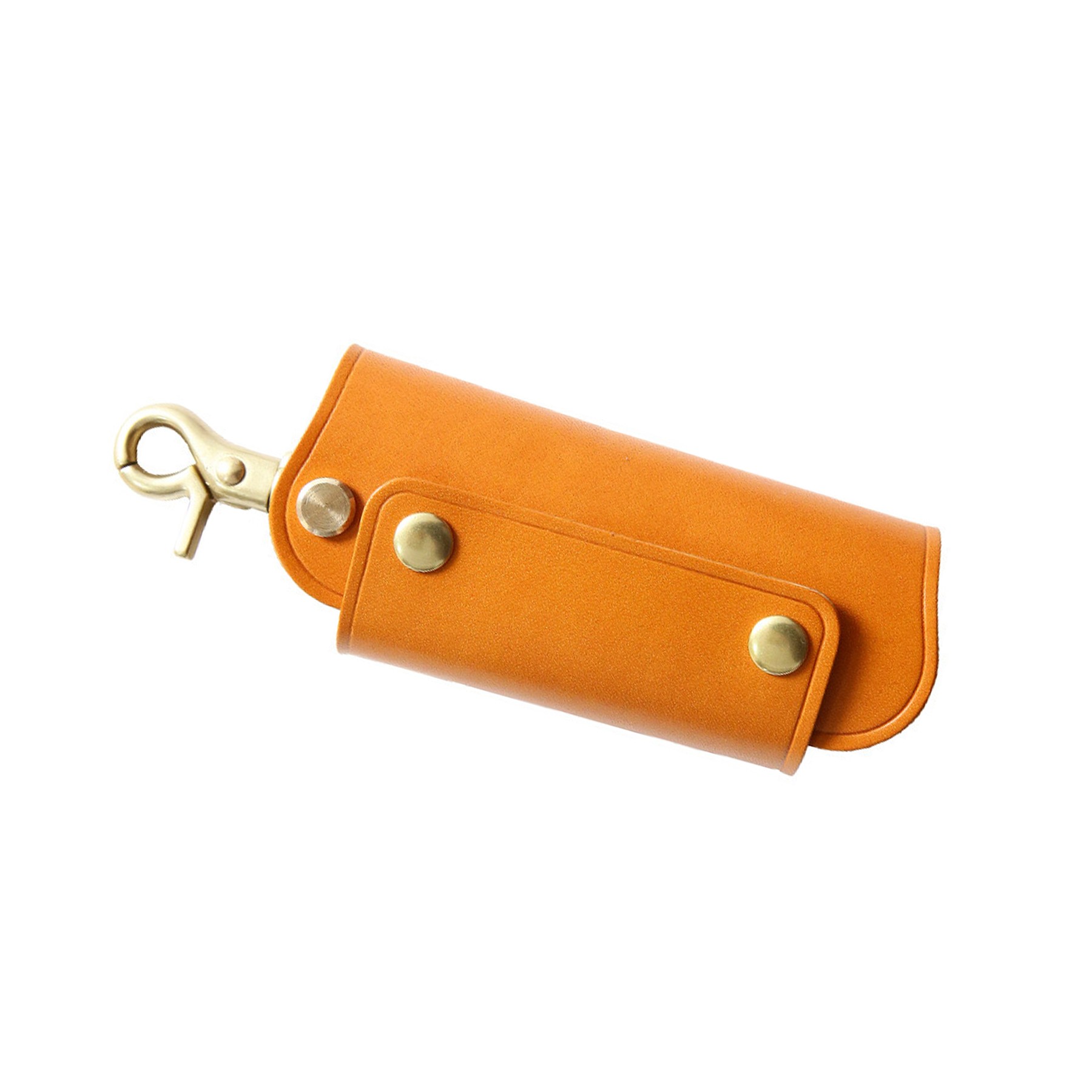 Handmade Pure Cowhide Leather Keychian Case 7