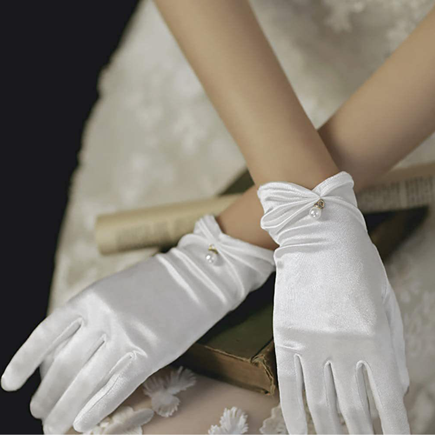 Wedding Opera Dinner Party Lace Gloves 4