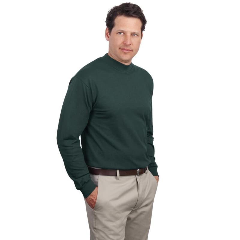 Port & Company Essential Mock Turtleneck. 30