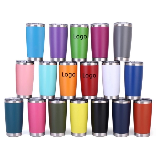 Vacuum Insulated Tumbler, 20oz./Stainless Steel Sport Cup 3