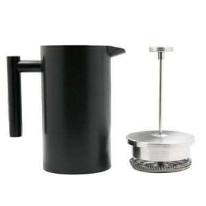 French Press Coffee Maker Black 350Ml 3