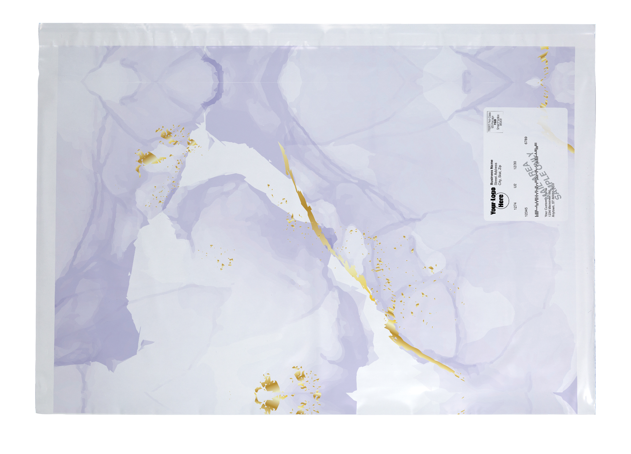 Full Color Variable Addressing 1-Sided Poly Mailer (19.75" x 12")