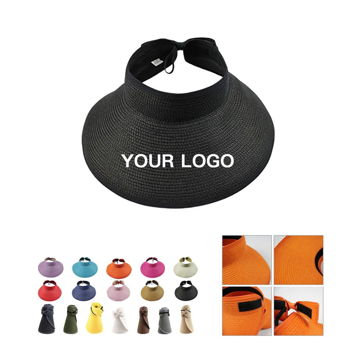 Portable Wide Brim Visor for Outdoor Sun Protection 11