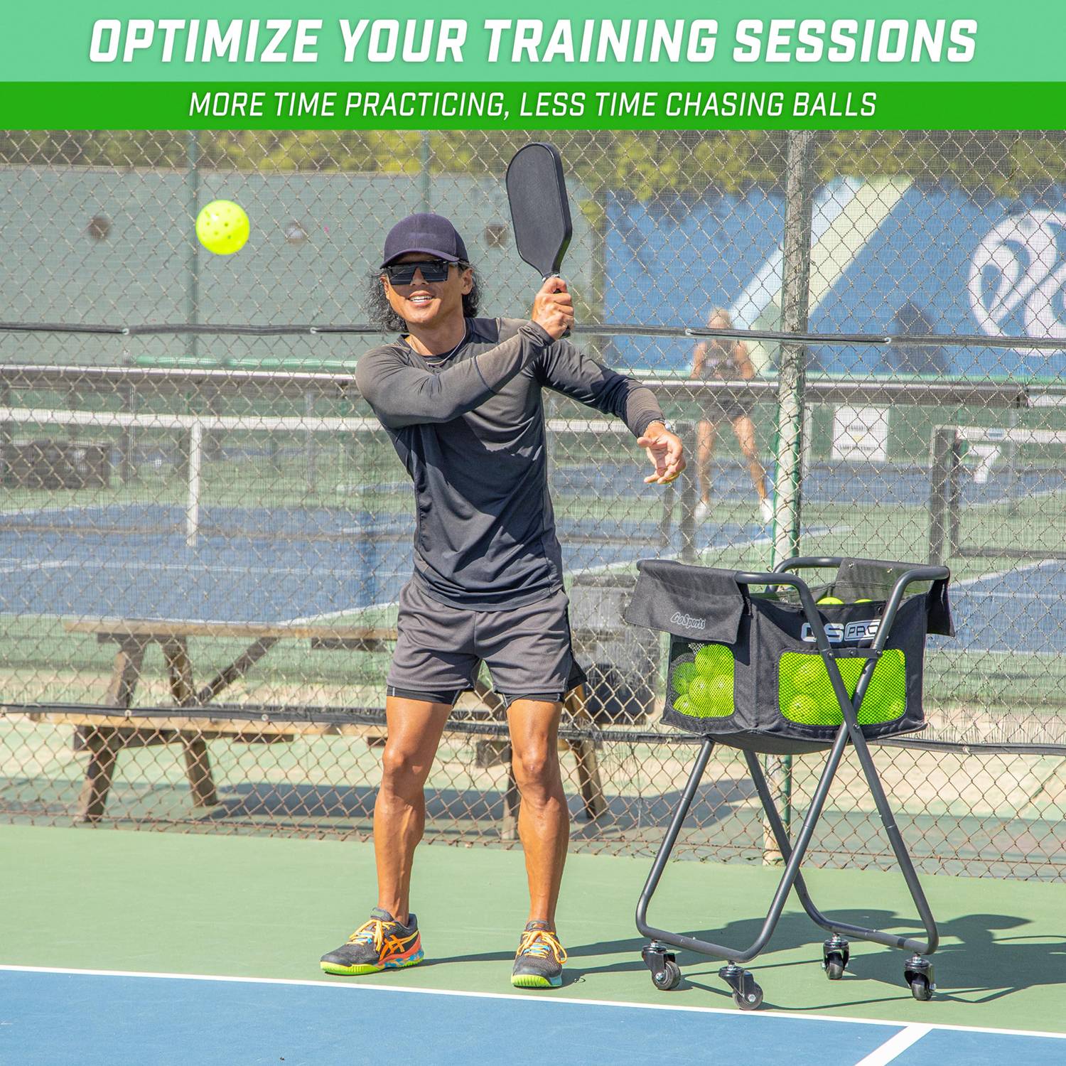 Portable Tennis & Pickleball Coaching Cart 4