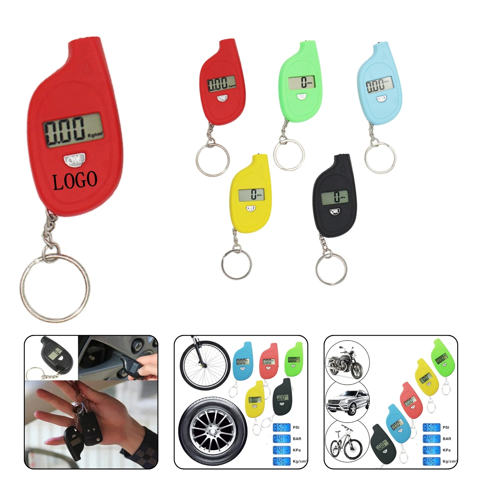Portable Mini Pressure Gauge 6