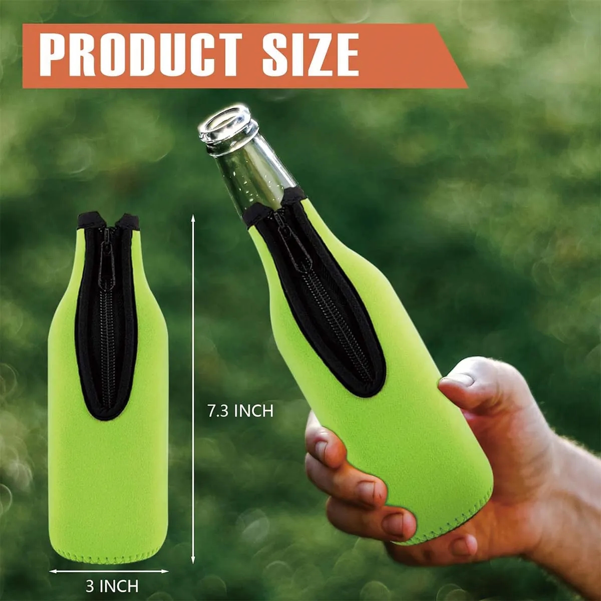 12oz Custom Multicolor Durable Beer Bottle Insulator Sleeve 4