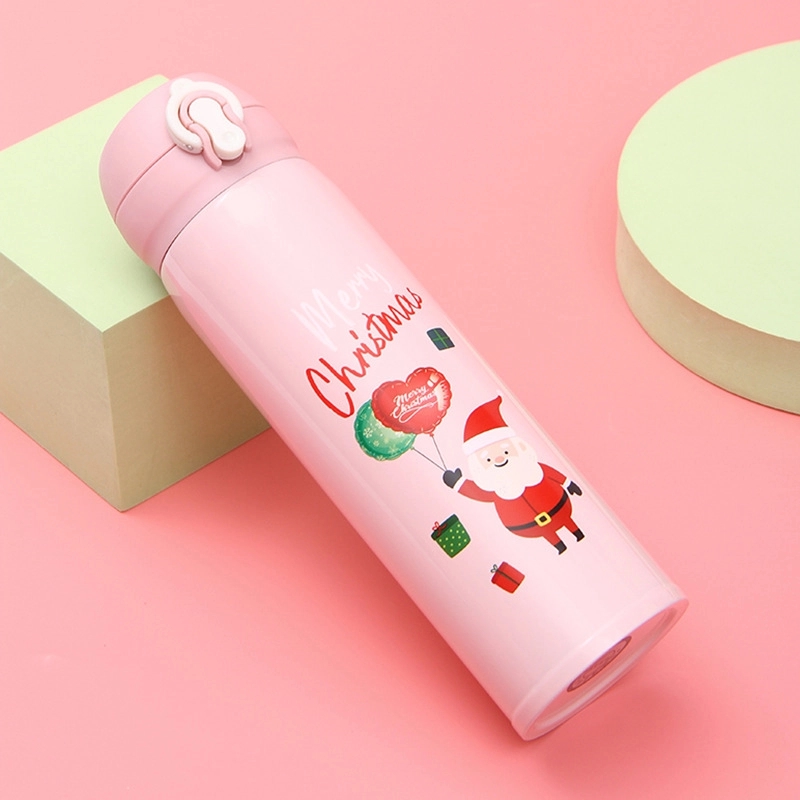 Christmas Stainless Steel Vacuum Insulated Water Bottle, custom water bottle with logo imprint 3
