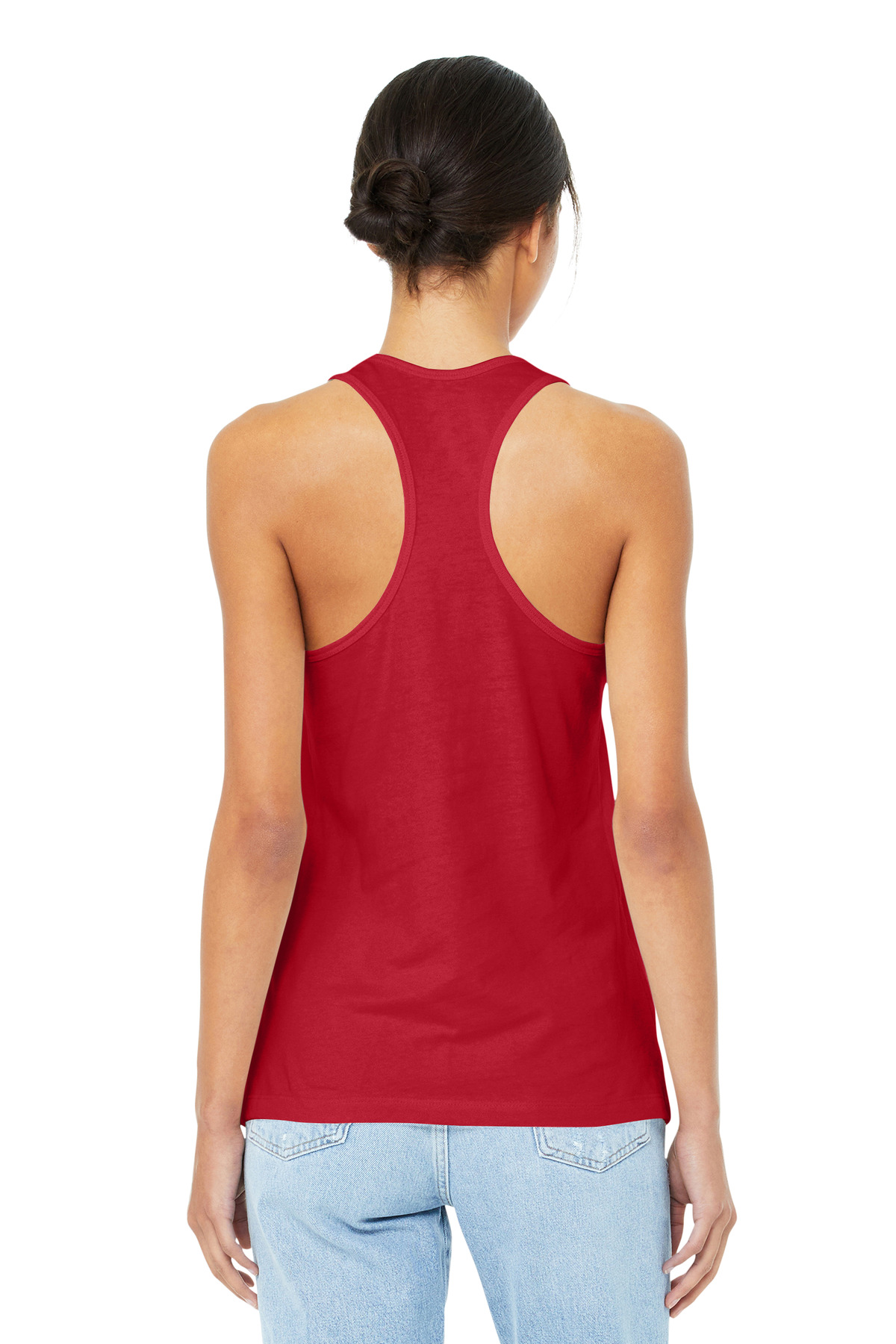 BELLA+CANVAS Women's Jersey Racerback Tank. BC6008 58