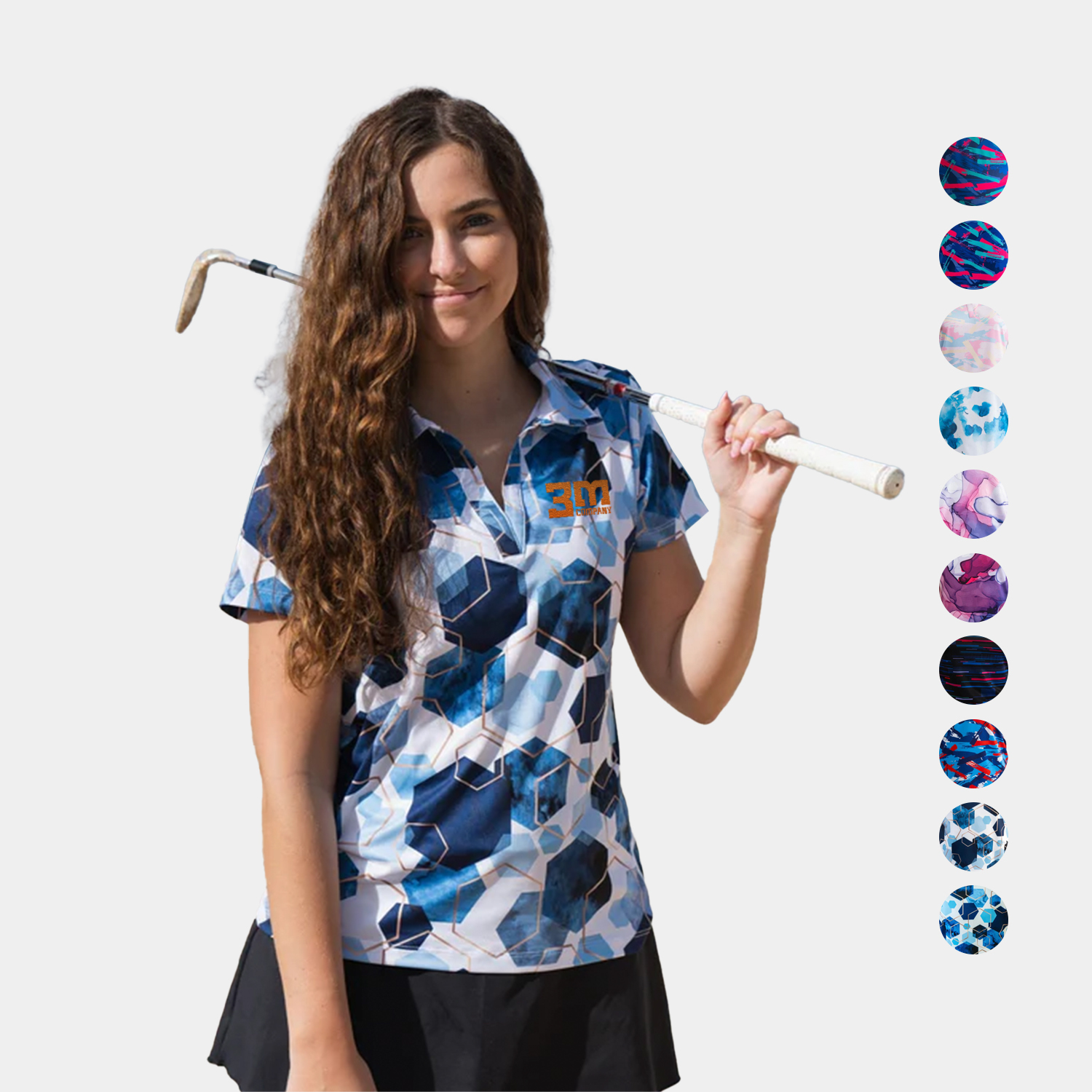 YATTA Golf® - Freedom women's Wrinkle Resistant Golf Polo Shirts 2