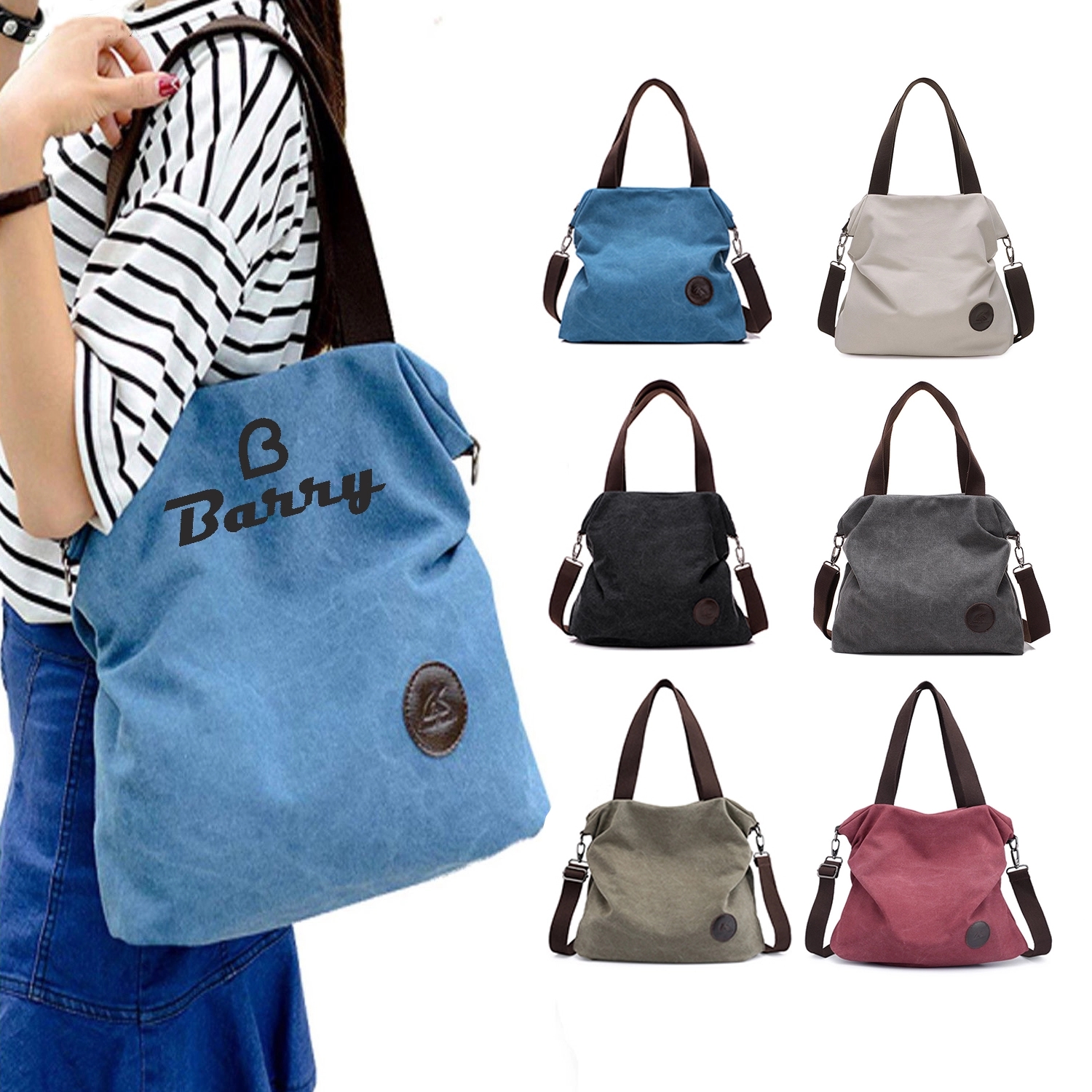 Women Canvas Shoulder Bag 1