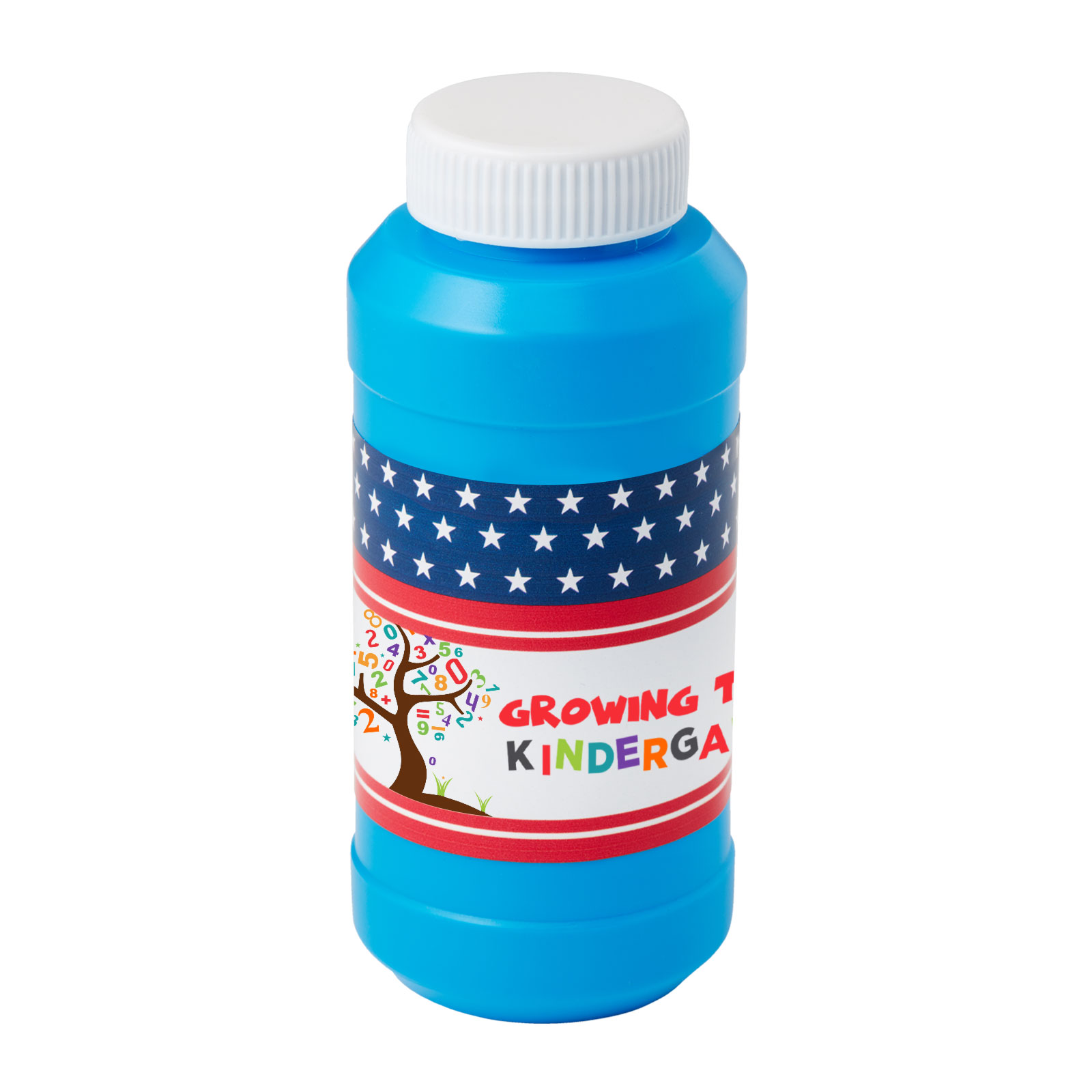 8 oz. Patriotic Bubbles with Full-Color Digital Label 15