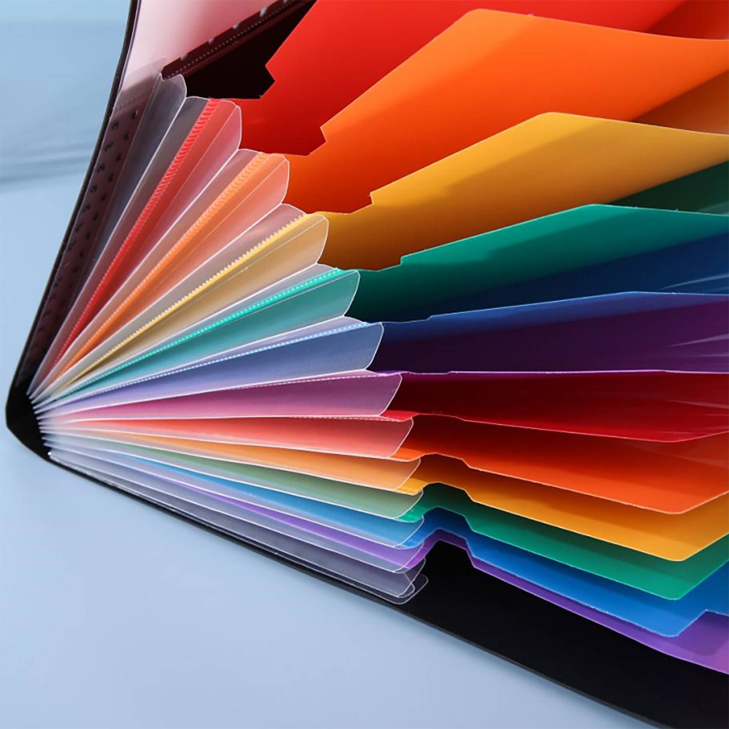 12 Pockets Plastic Expanding File Folder 14