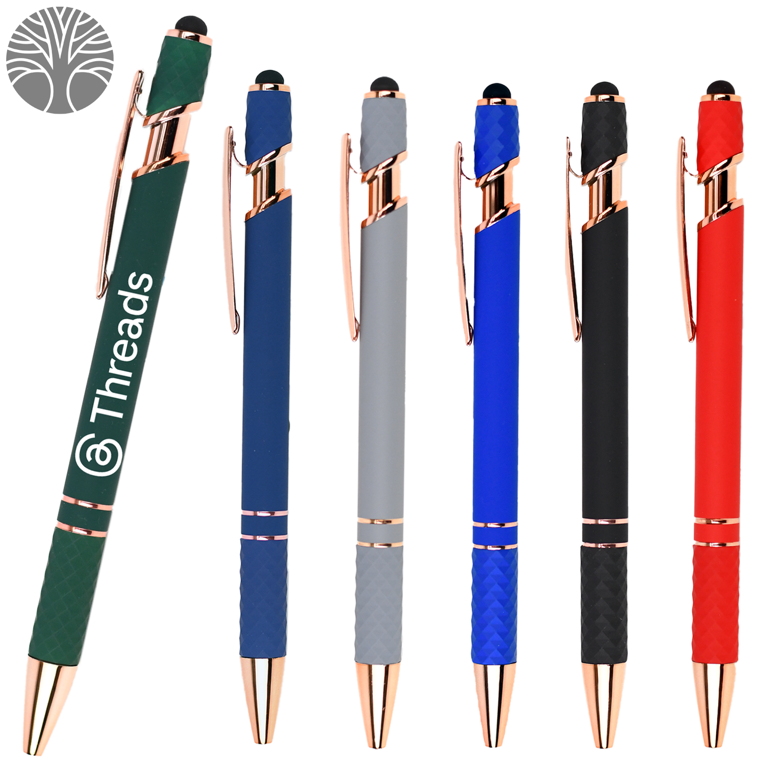 Recycled Aluminum Pen with Stylus 10