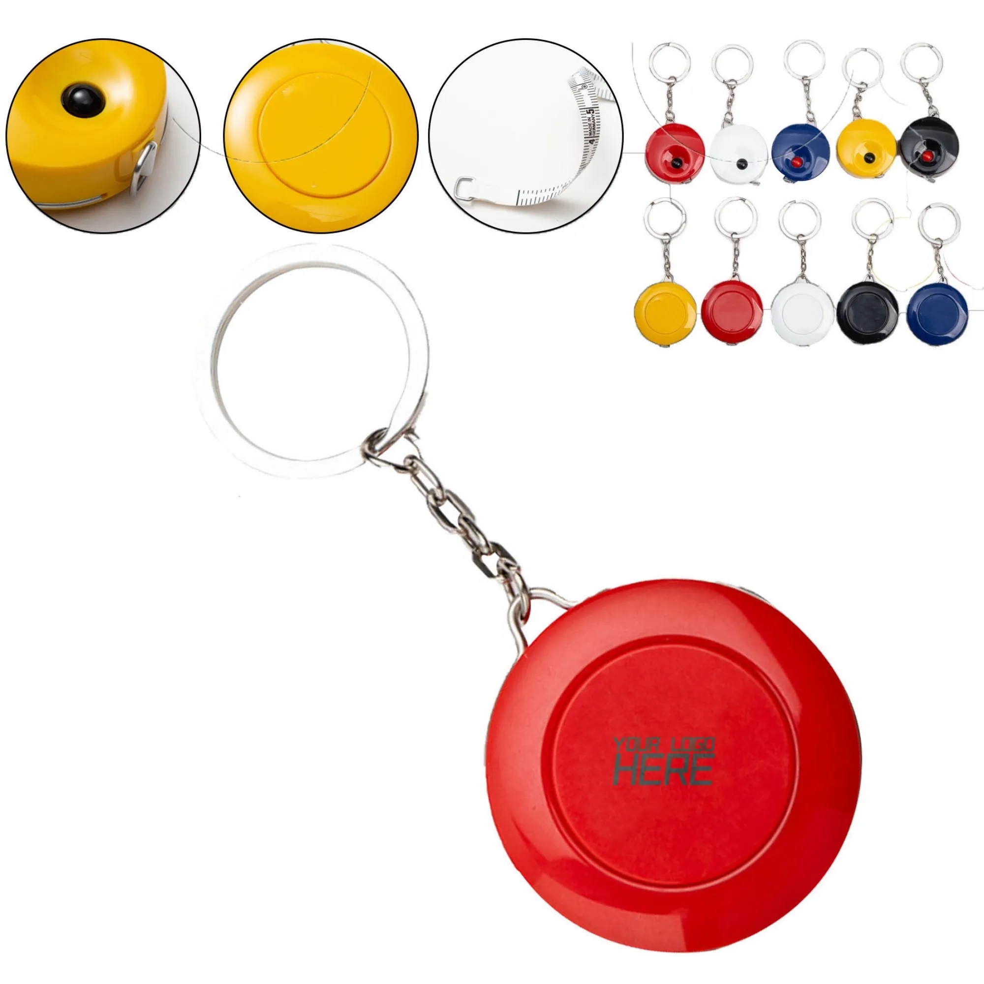 Retractable Measuring Tape With Keychain 3