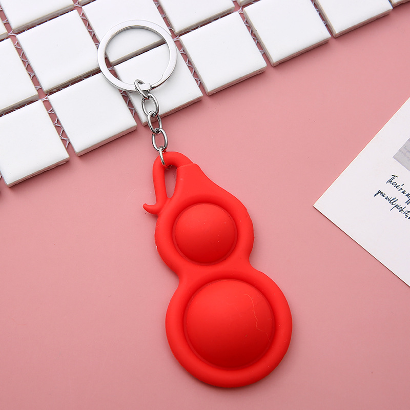 Mini Push Bubble Sensory Fidget Keychain 9