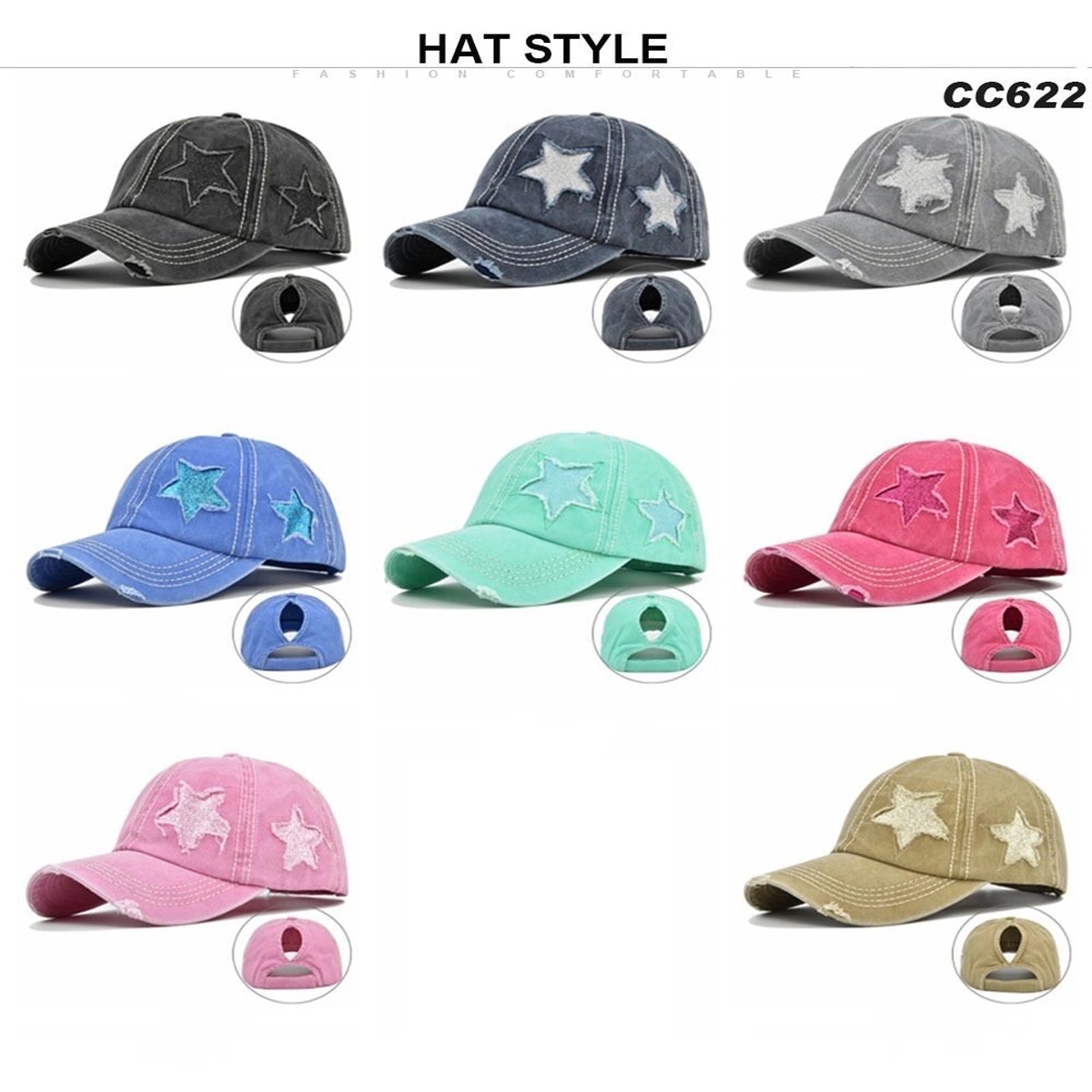 Distressed Baseball Cap 3