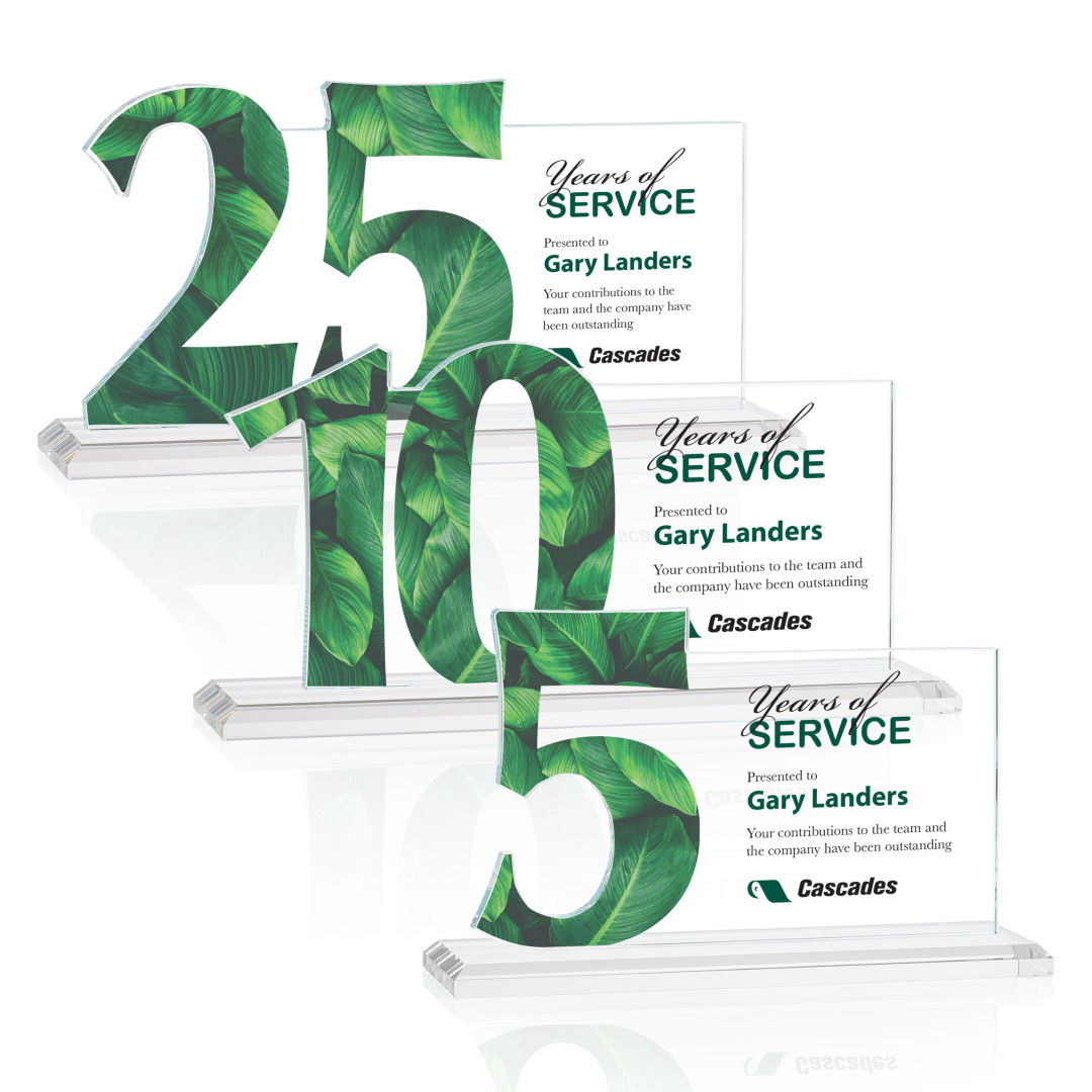 Hazelton VividPrint™ Award - Clear 5