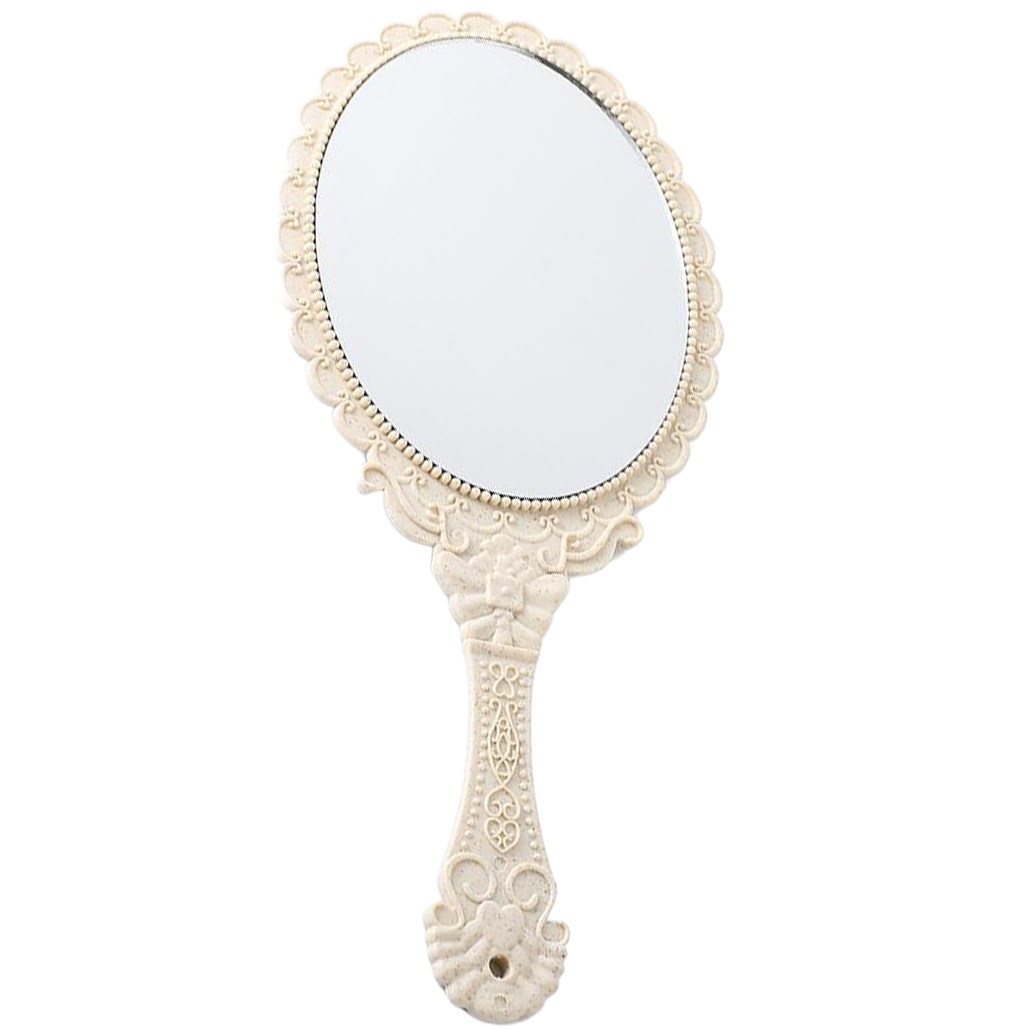 Vintage Oval Handheld Makeup Mirror 5