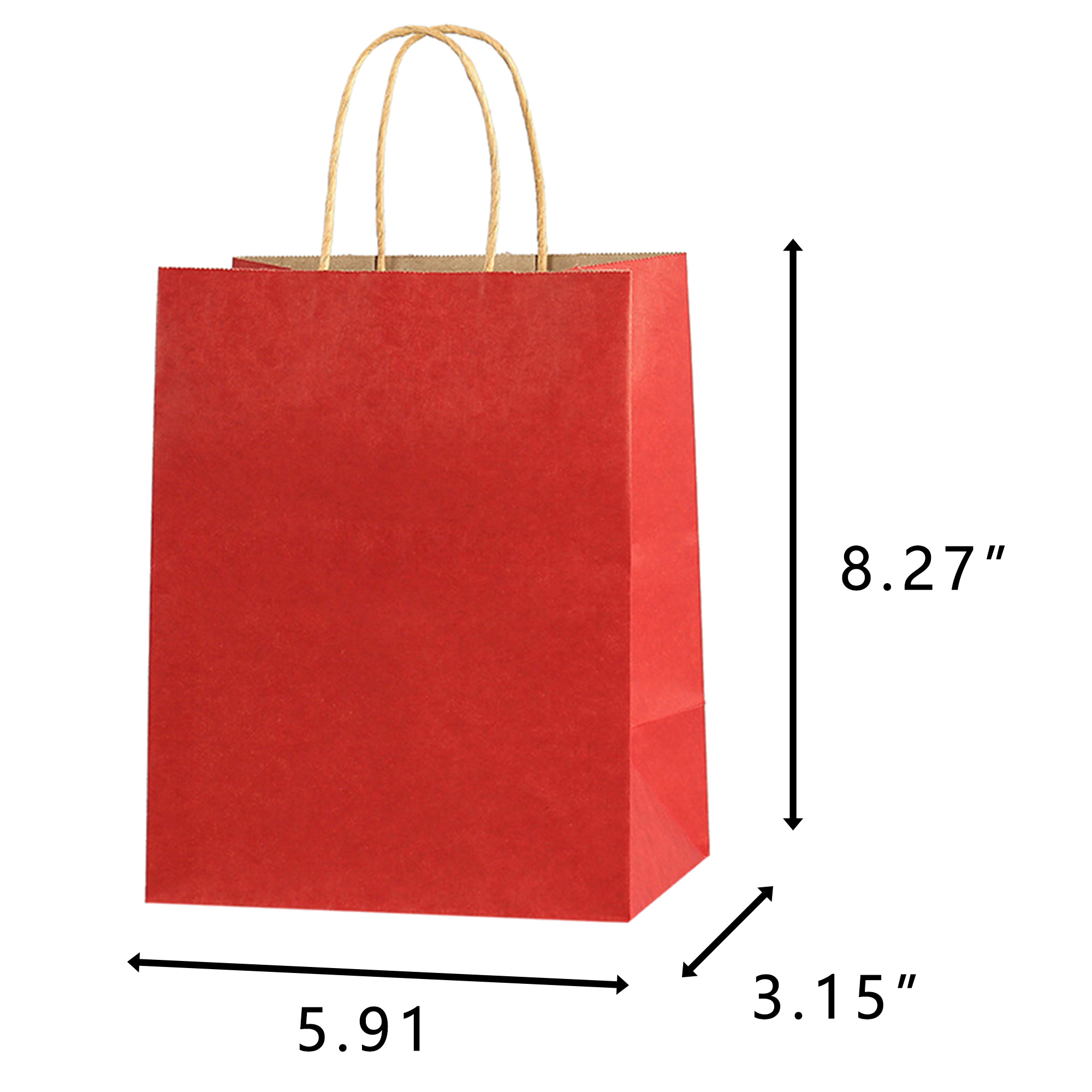 Customizable Kraft Paper Shopping Bag 2