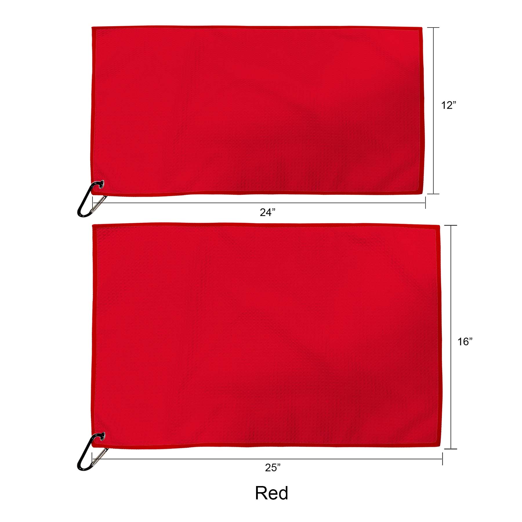 Free Shipping Full Color 400gsm Waffle Golf Towel 16