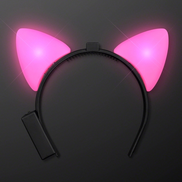 Blinking LED Cat Ears Headband 7