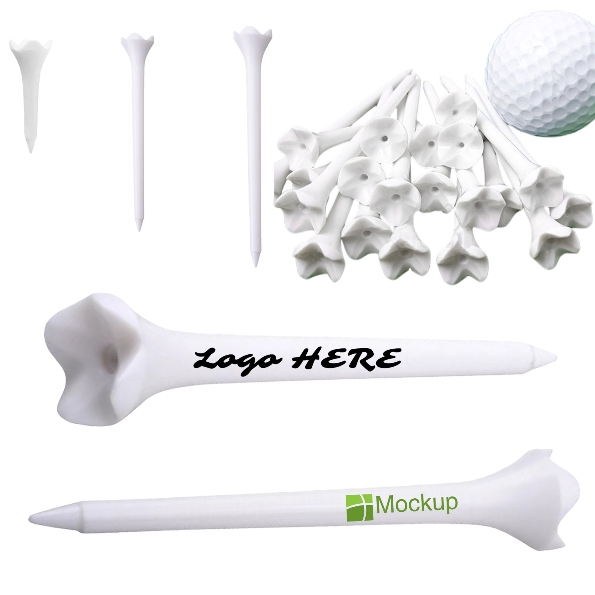 Sport Lightweight Practice Golf Tees 2