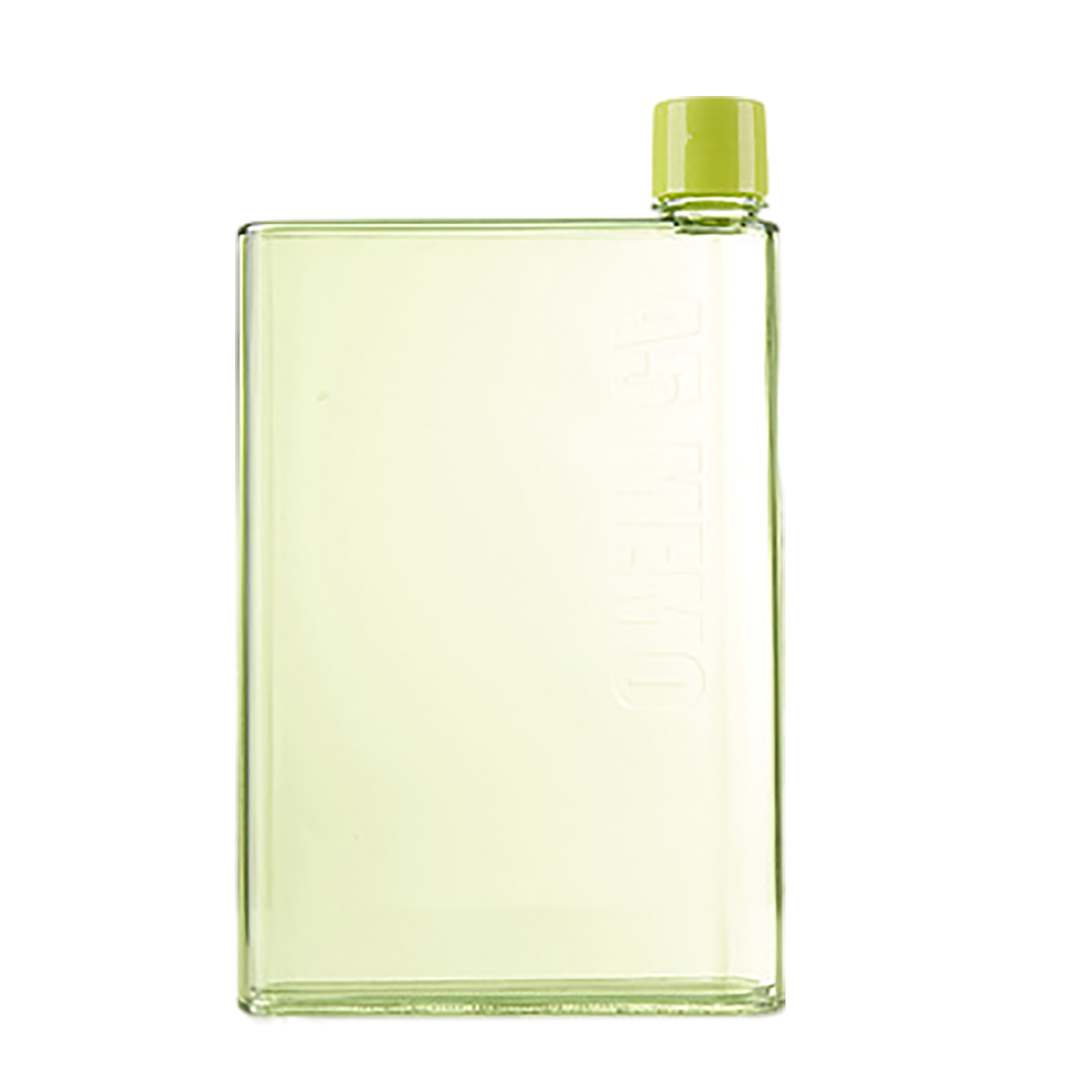 14oz Clear Plastic Square Water Bottle 2