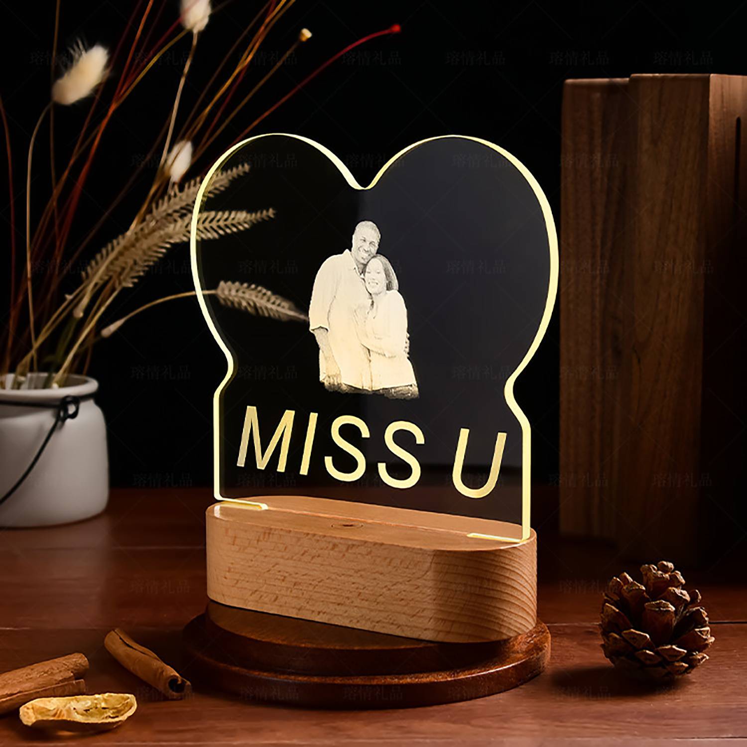 Customized Acrylic LED Night Light Ornament 9