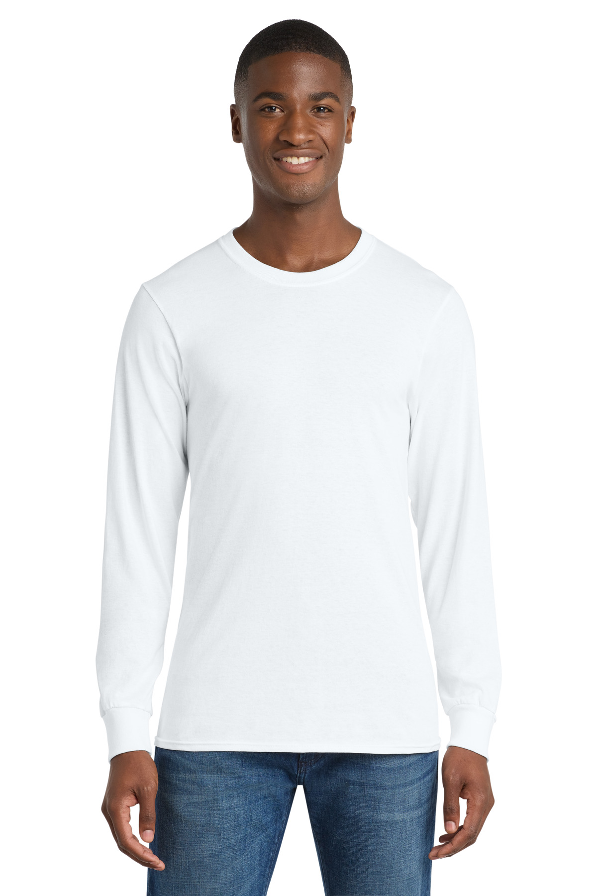 Port & Co Long Sleeve Core Cotton Tee. PC54LS 208