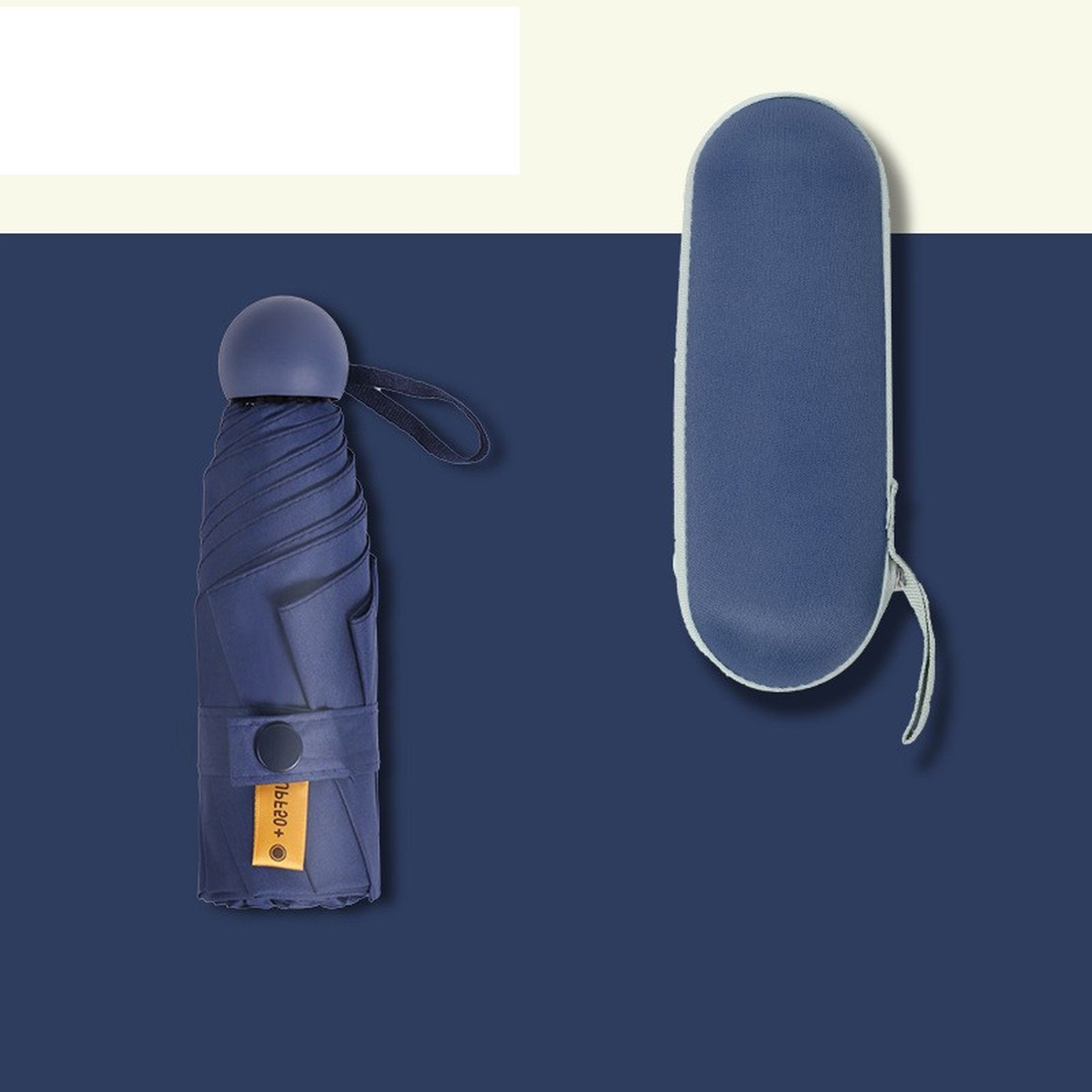 Portable Windproof Mini Travel Sun Rain Umbrella With Case 7