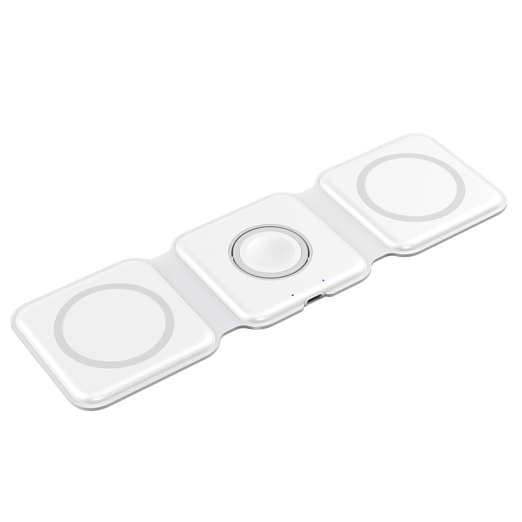 3 In 1 Foldable Wireless Charging Phone12 13 Watch Charger 5