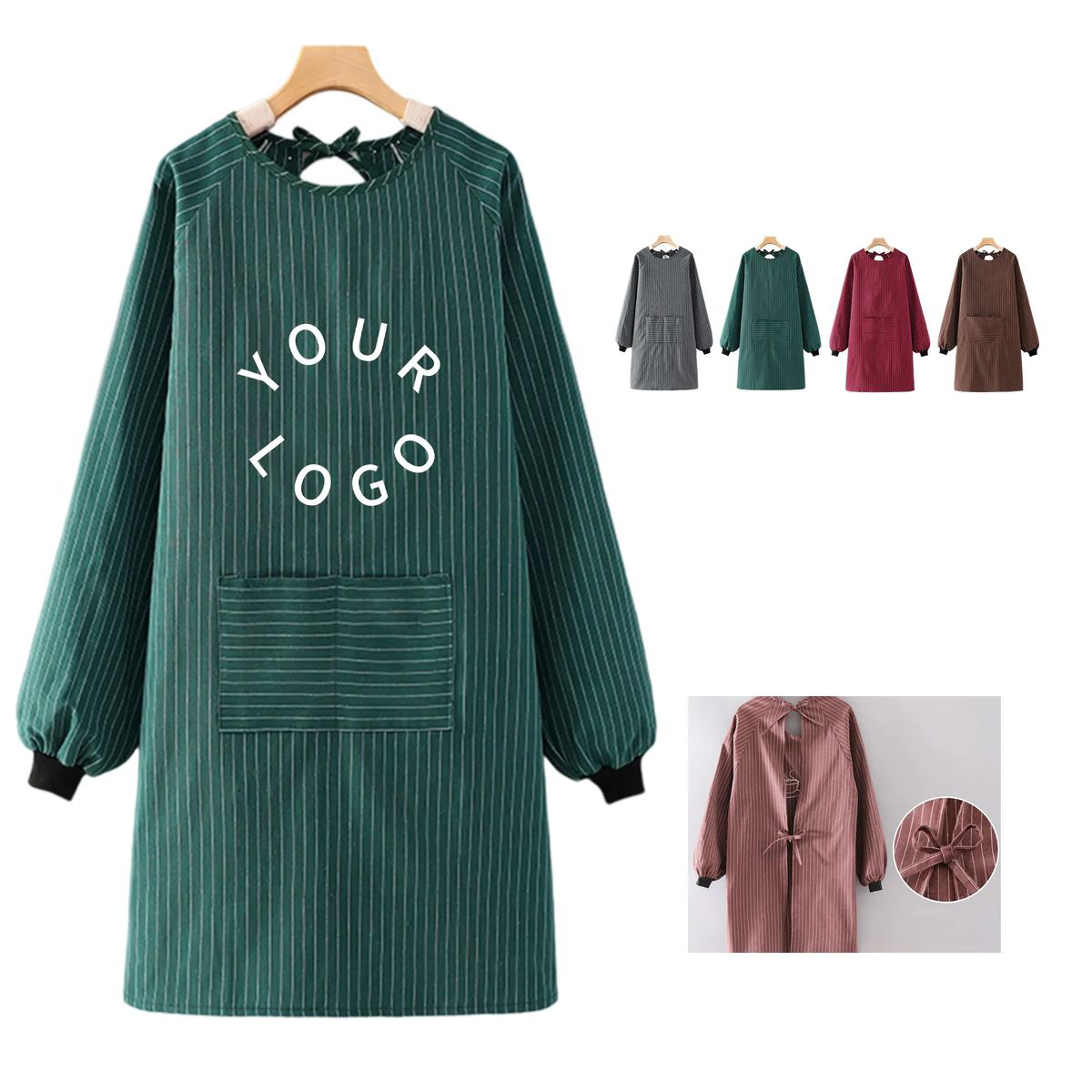 Stain Resistant Apron with Breathable Fabric 4