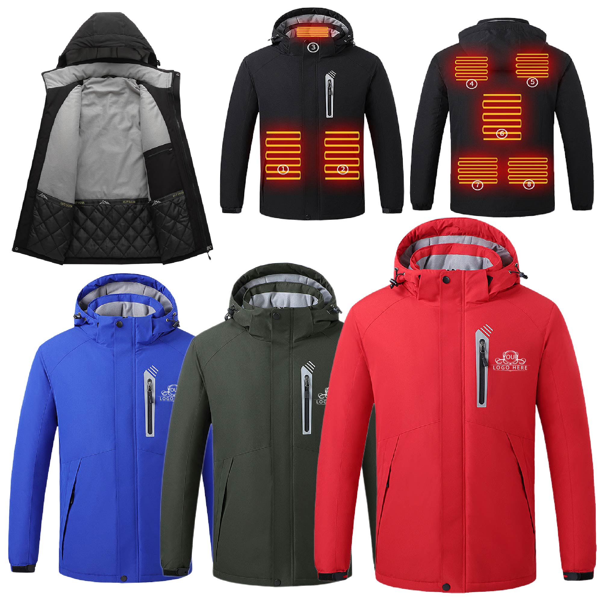 Heated Hoodie Jacket 1