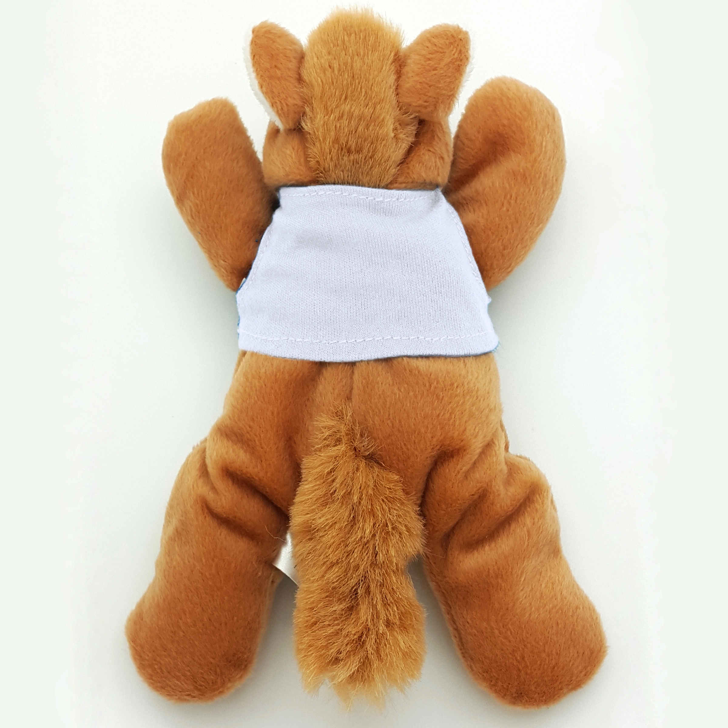8" Laying Down Beanie Horse 4