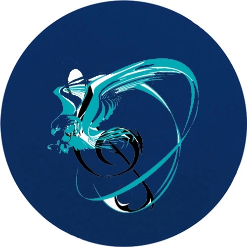 Round Neoprene coaster 3.5" 2