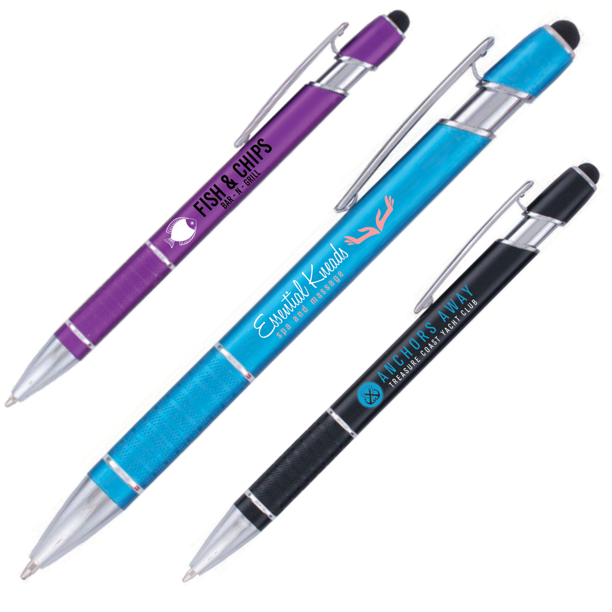 Vector Stylus Metal Pen (Full Color Imprint) 3