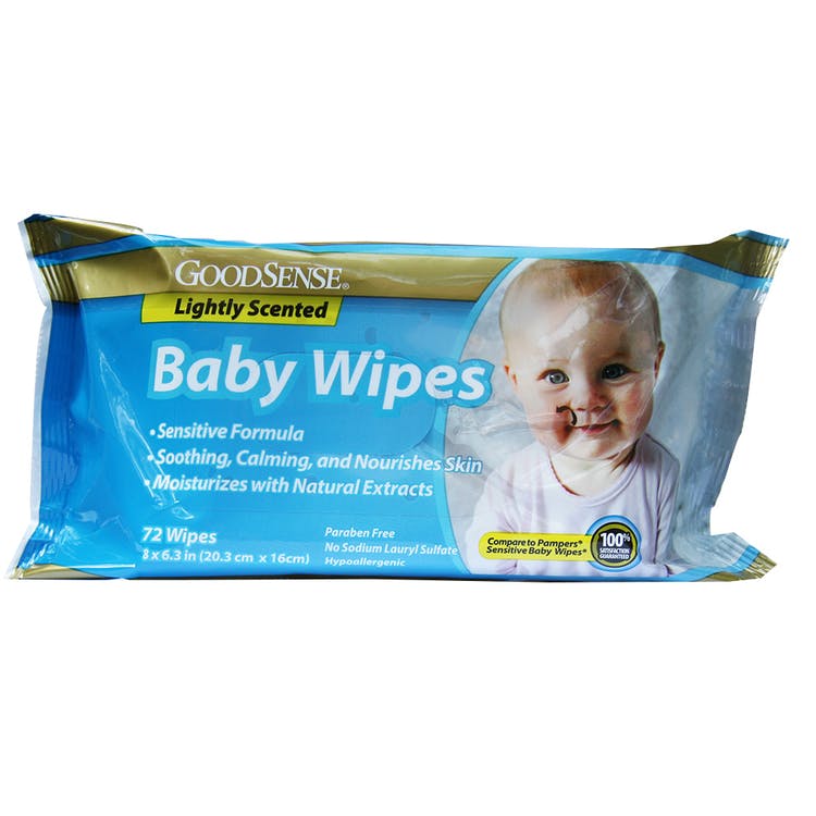 Baby Wipes - Lightly Scented 72 Pack 1